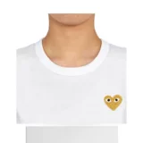 1H возвращаемая Южная Корея прямая почтовая почта Kawakubo Rei CDG AZ T215 051 4 Женская футболка с половинами рукава
