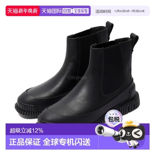 014 舒适简搭K400304 韩国直邮Camper靴子女款 黑色透气耐磨经典