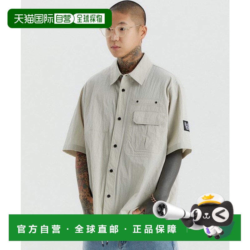 韩国直邮LIFEWORK 公用男士短袖新款男衬衫LW222SR451