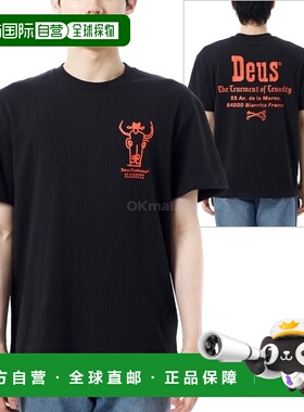 韩国直邮DEUS 决战 T 恤 (DMP251947D-BLK)