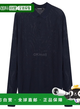 韩国直邮J.LINDEBERG 罗文网眼针织长袖Polo衫 (FMKW07760-6855)