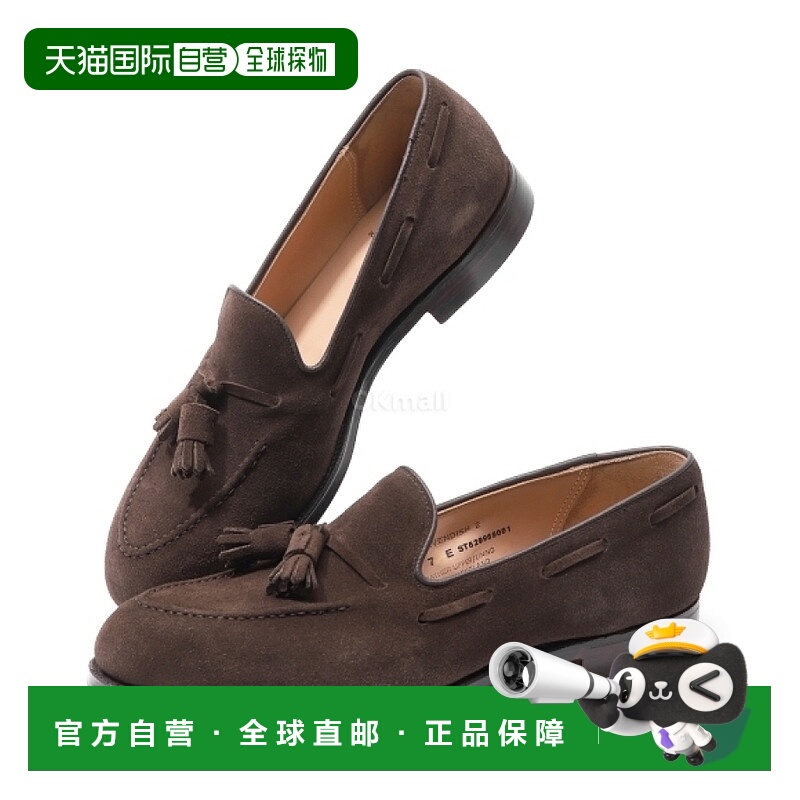韩国直邮Crockett & Jones休闲鞋男女同款深棕色小牛皮绒面革舒适
