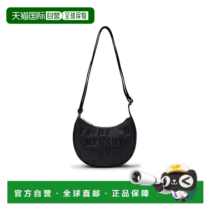 韩国直邮MLB 公用包包3ACRS024N-50BKS斜挎包女包单肩包月牙包