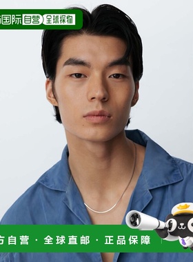 韩国直邮VINTAGE HOLLYWOOD 男士项链VH24NNNE170M Diagonal Snak