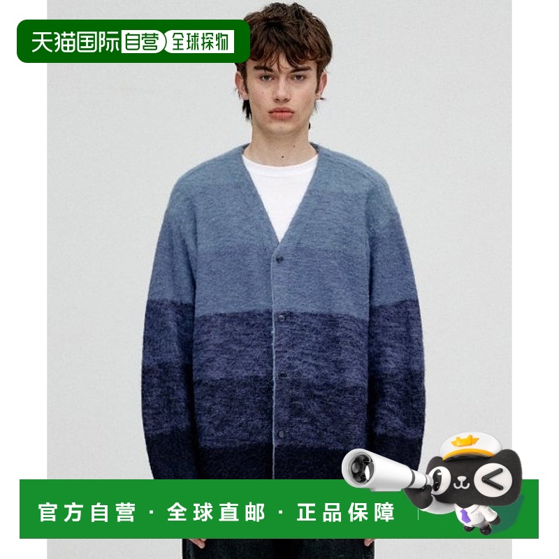 韩国直邮VIVASTUDIO 男士开衫MOHAIR GRADATION CARDIGAN [NAVY]