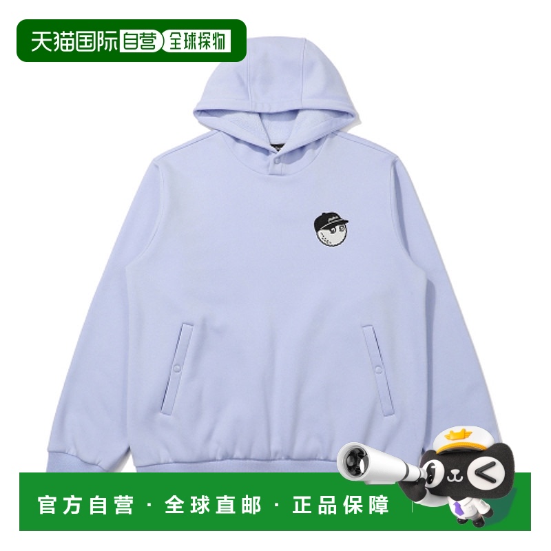 韩国直邮MALBON GOLF 男士连帽衫M4423PFS01SBL M Script lightwe
