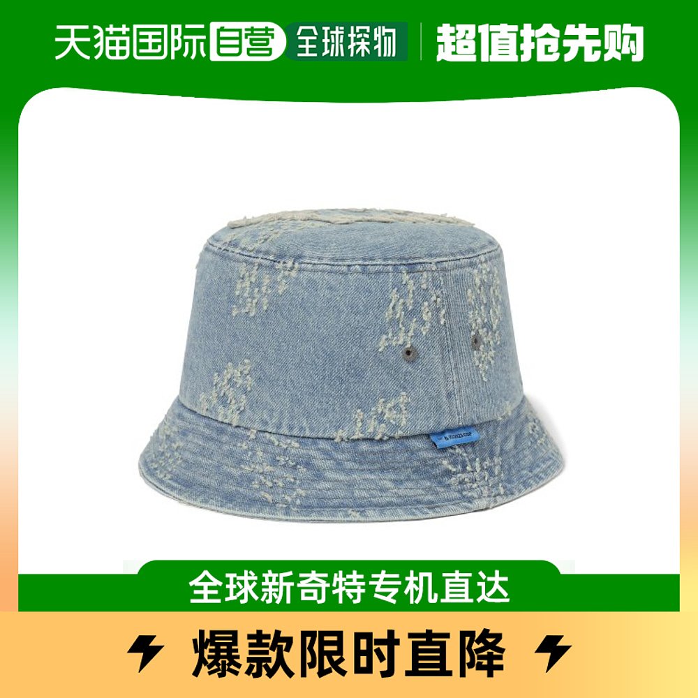 韩国直邮THISISNEVERTHAT遮阳帽GD Lightning Denim Bucket Hat