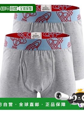 韩国直邮Vivienne Westwood 蓝色平角裤两件装 (8106001I J002Y P