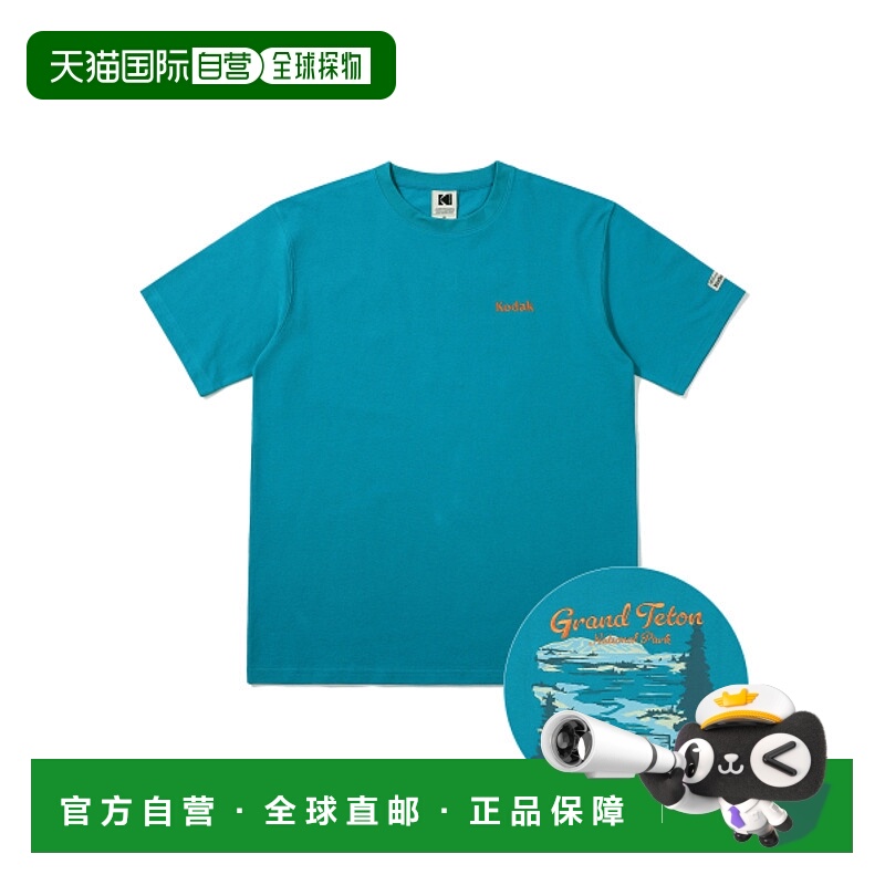 韩国直邮KODAK正品新款美式校园时尚运动男款T恤K4223RRS13MNT