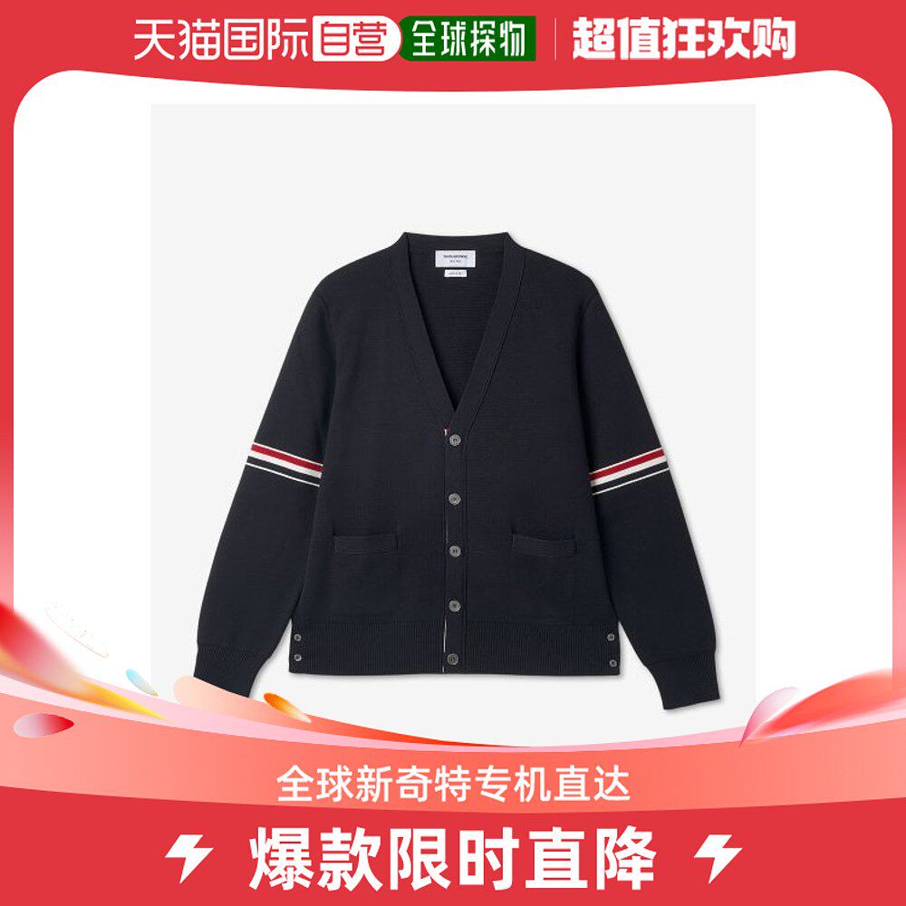 韩国直邮thom browne汤姆布朗mkc310ay3007415rwb armbands cardi