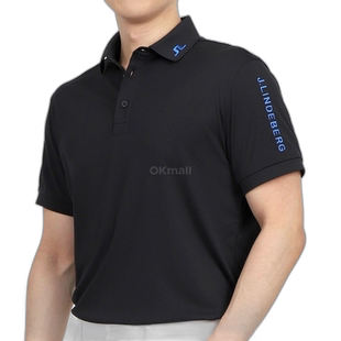 韩国直邮J.LINDEBERG Tour Tech Reg Fit Polo 衫 (GMJT09157-999