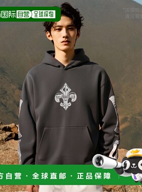 韩国直邮MAHAGRID 男女同款24年新款美式复古校园休闲卫衣MG2ESMM