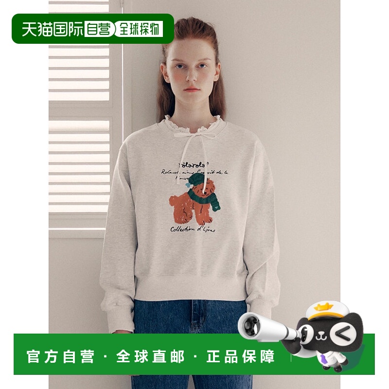 韩国直邮rolarola英少女甜美清新日常24年新款秋冬卫衣306043325