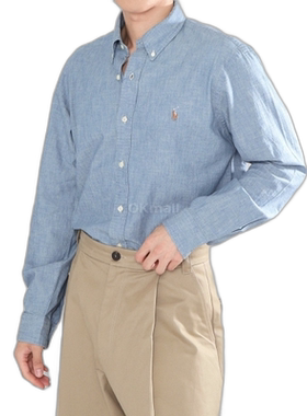 韩国直邮Polo RalphLauren郑秀晶同款长袖衬衫男710792042001