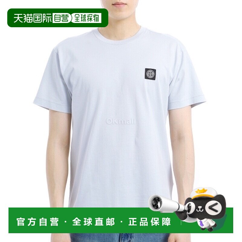 韩国直邮STONE ISLAND 2100039 60/2 棉质平纹针织 T 恤 (K1S15 2