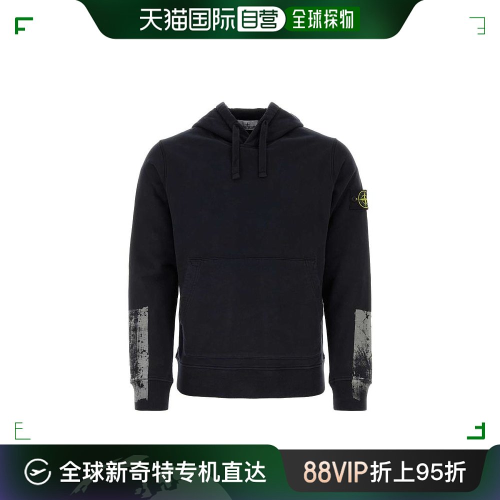 韩国直邮STONE ISLAND23FW连帽衫 连帽卫衣男791567461 V0020 Bla 男装 卫衣 原图主图