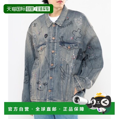 【99新未使用】韩国直邮BALENCIAGA 721708 TOW66 4036 牛仔外套