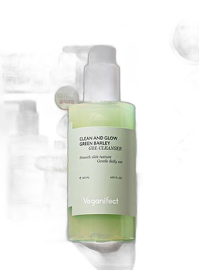 韩国直邮OLIVE YOUNG专享 Veganlfect 纯净光泽青稞LHA凝胶正品