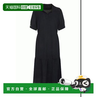 针织领镶边层叠连衣裙 TheIzabel IM5A0OP32SG IZZAT 韩国直邮THE