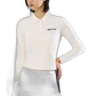 韩国直邮Sergio Tacchini 威尼托丝绒长袖 POLO衫 男女通用 STF24