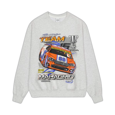 韩国直邮MAHAGRID 秋冬新款潮牌简约百搭运动风卫衣MG2DFMM452ALG