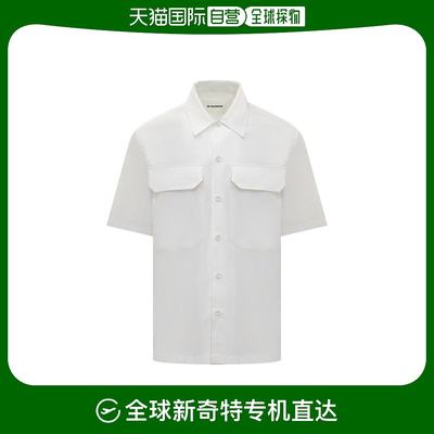 韩国直邮JIL SANDER24SS长袖衬衫男J22DL0194J45002 100WHITE