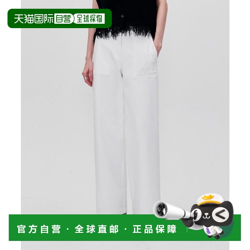 韩国直邮RE RHEE 女士女装牛仔裤RP2SLO022-0 LOGO PATCH POCKET D