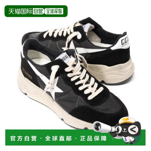 韩国直邮Golden Goose休闲鞋男款黑色厚底耐磨系带百搭舒适时尚