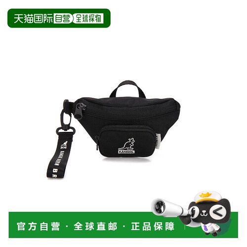 韩国直邮KANGOL Icon Ⅳ 小袋吊饰 斜挎包 4028黑色