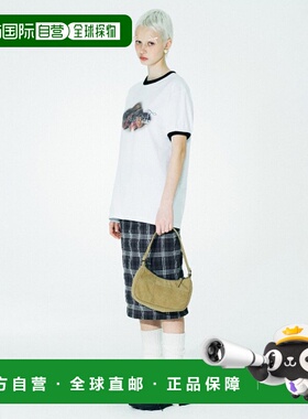 韩国直邮SCULPTOR美式复古街头辣妹潮牌新款T恤SC23S256WH