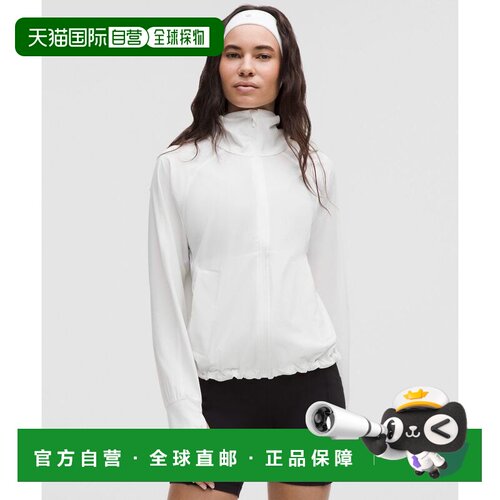 韩国直邮lululemon 轻质弹力 UVP 夹克 - WHT外套露露
