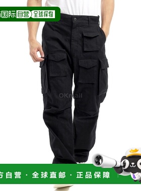 韩国直邮Engineered Garments FA 裤子 A - 黑色棉拉绒 HB (24F1F