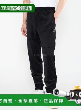 韩国直邮Sergio Tacchini OSTUNI 丝绒运动裤 (STF24M50880-黑美)