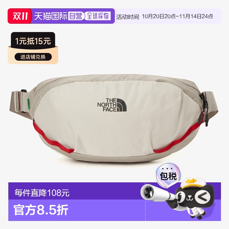 韩国直邮THE NORTH FACE正品户外运动韩版秋冬新品男款腰包NN2HQ0