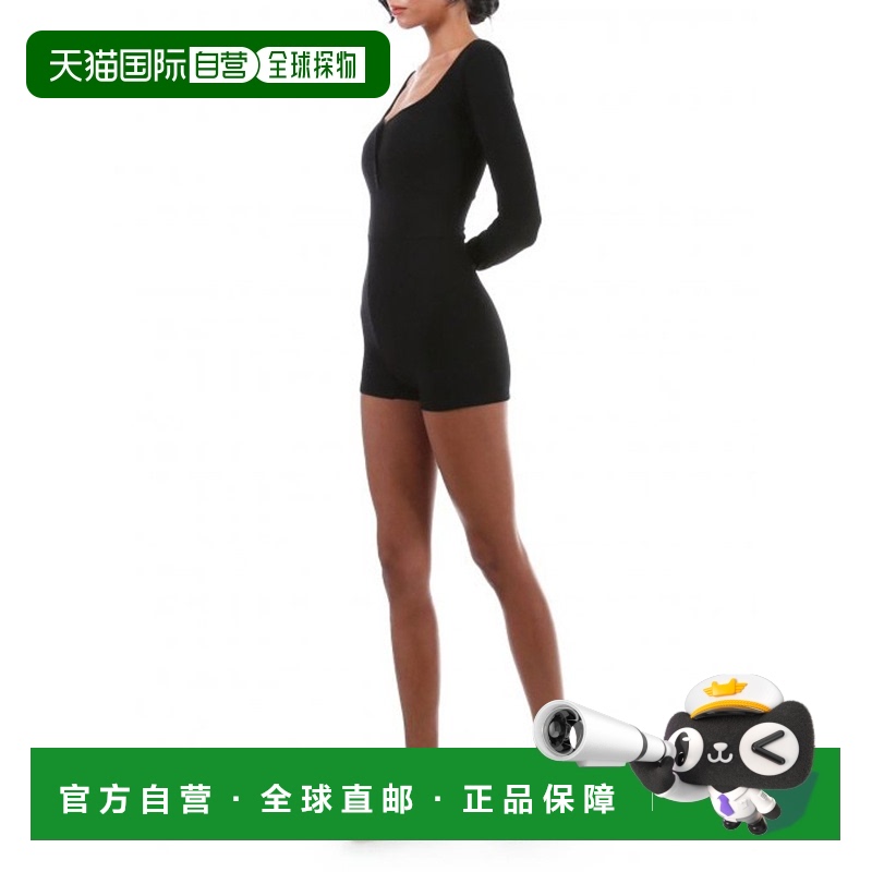 韩国直邮BADBLOOD 女士女装T恤COTTON RIP LEOTARD IN BLACK w-lw2