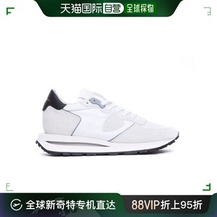 W007WHITE 韩国直邮PHILIPPE 男TKLU MODEL24SS平板鞋 BLACK