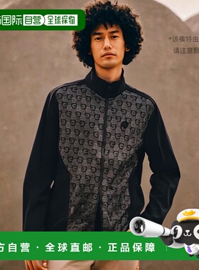韩国直邮G/Fore高尔夫挡风夹克外套尼龙修身夹克灰色时尚潮流保暖