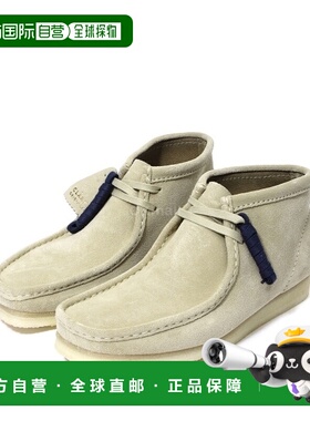 韩国直邮Clarks靴子男女同款枫木绒面革灰绿色柔软舒适时尚保暖