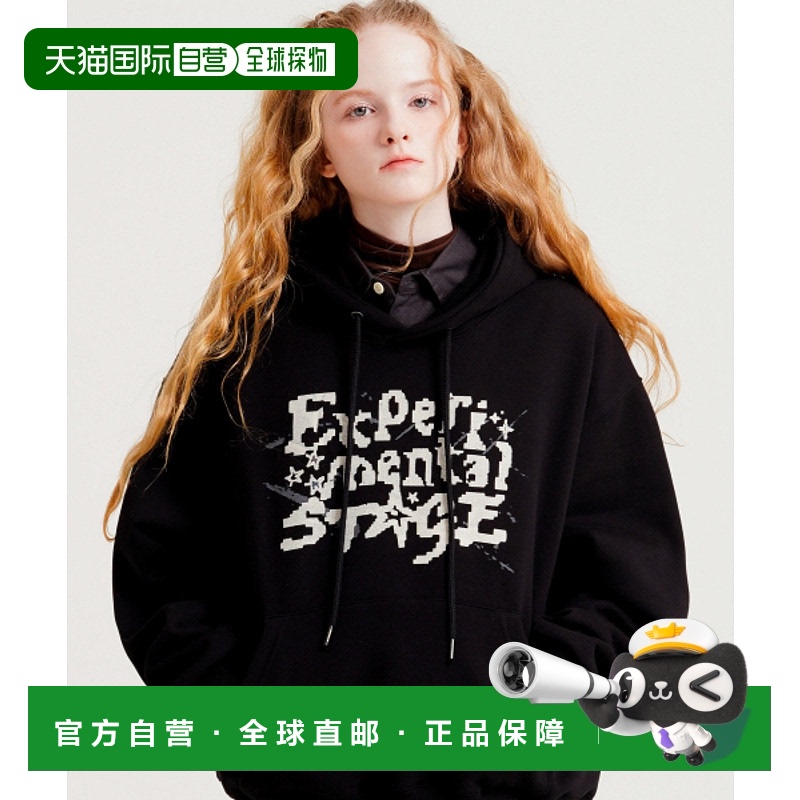 韩国直邮WV PROJECT 女士连帽衫5006019903 Mental stage hood bla