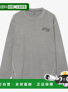 韩国直邮FILA Wheela 颜料染色长袖 T 恤 FS253RL01X004006