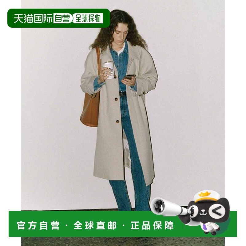 韩国直邮Dunst2023秋冬新品中性风经典女款大衣UDTR3C101I1羊毛