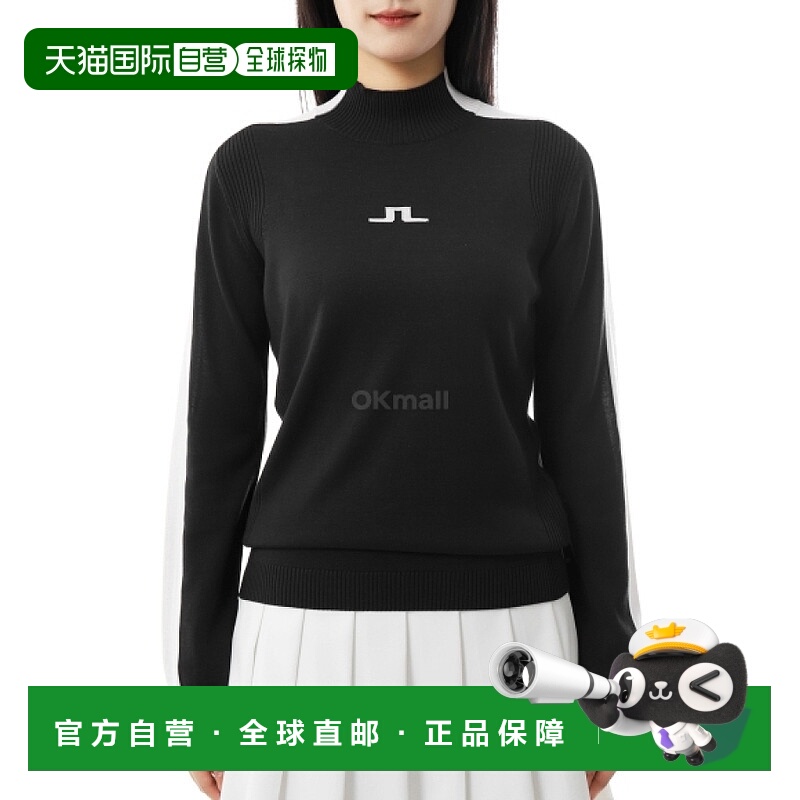 韩国直邮J.LINDEBERG Adeline针织毛衣（GWKW12895-9999） 高领针