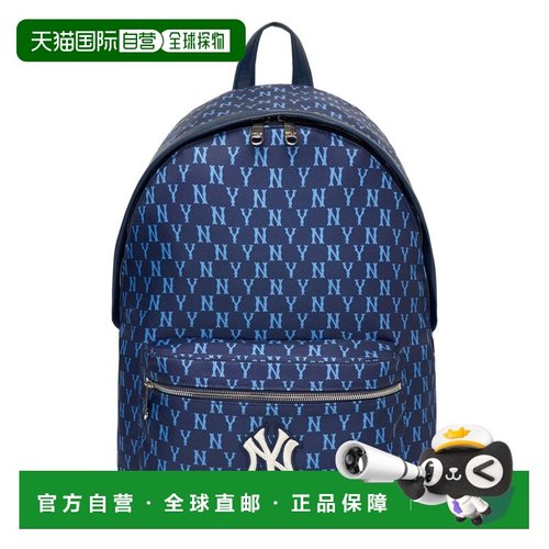 韩国直邮MLB 纽约洋基队字母背包 3ABKM012N-50NYL双肩包