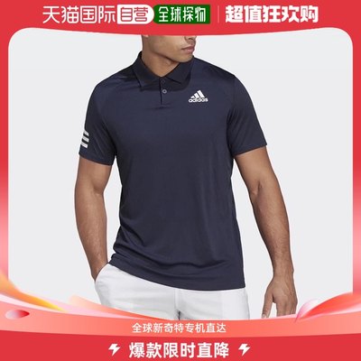 韩国直邮[Adidas] CLUB 3 条纹 POLO H34701