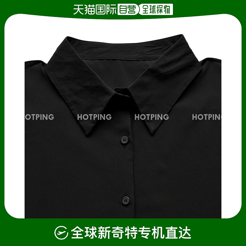 韩国直邮[HOTPING]中性宽松版型丝质衬衫式衬衫 女装/女士精品 衬衫 原图主图