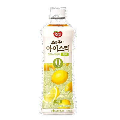 韩国直邮DONGWON东远进口冰红茶柠檬蜜桃味人气果汁茶饮料清爽
