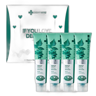韩国直邮Dentiste丹师特新款薄荷牙膏160g*4支清新口气去黄口正品