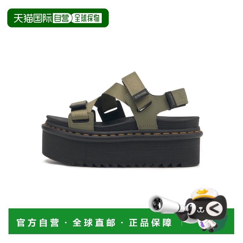 韩国直邮DR.MARTENS马丁博士正品沙滩鞋女款Kimber II Muted Oliv