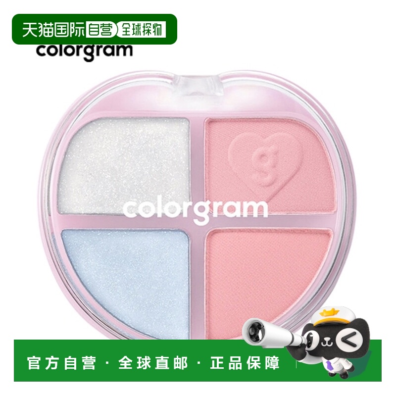 韩国直邮COLORGRAM 爱心四色眼影 05 Fairy Dory 4g正品