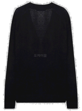 韩国直邮Maison Kitsune男款外套黑色V领HM00501KT1006-BK/P199